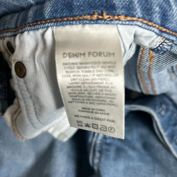 ARITZIA DENIM FORUM ButtonFly The Arlo High Rise Straight Jeans US 27 - Picture 8 of 8